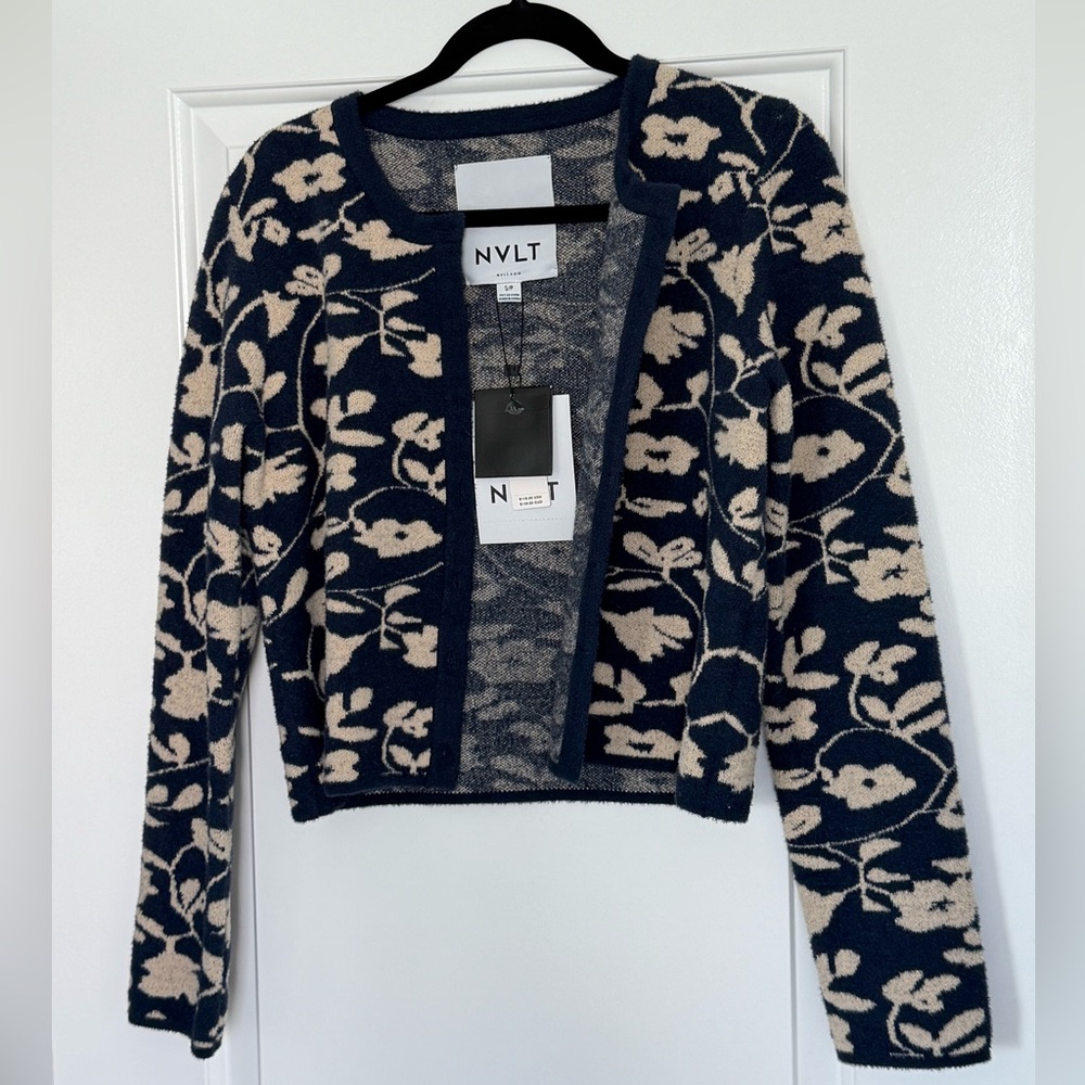 Anthropologie NVLT Floral Lady Cardigan Coat
Navy Sweater - Picture 3 of 6